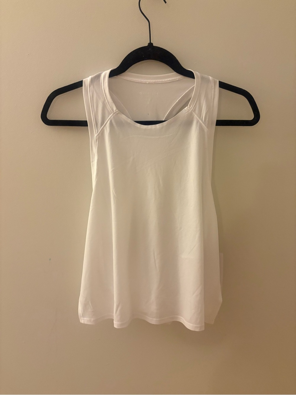 White Performance Racerback Tank Top - Women